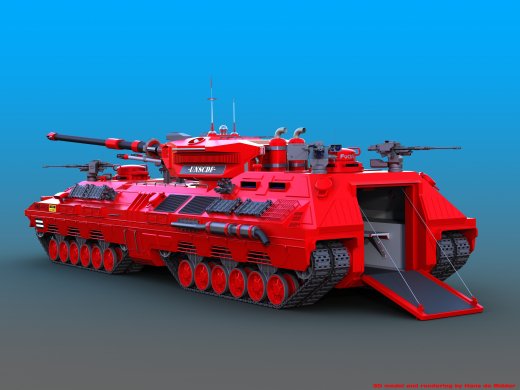 科幻主战坦克“GOLIAT”缩略图