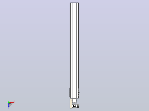 皮带直线轴半封闭可选导轨TPA-HNB-220D-176-L1950-ML-Y-P1K-N3俯视缩略图