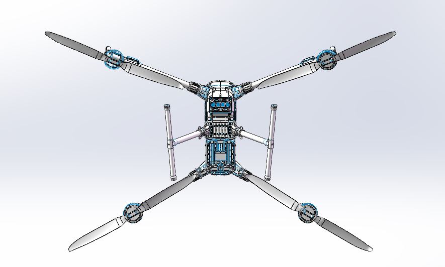 DJI400无人机模型