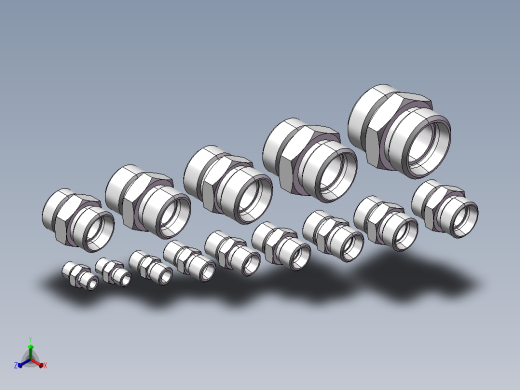 卡套式直通接头 14款