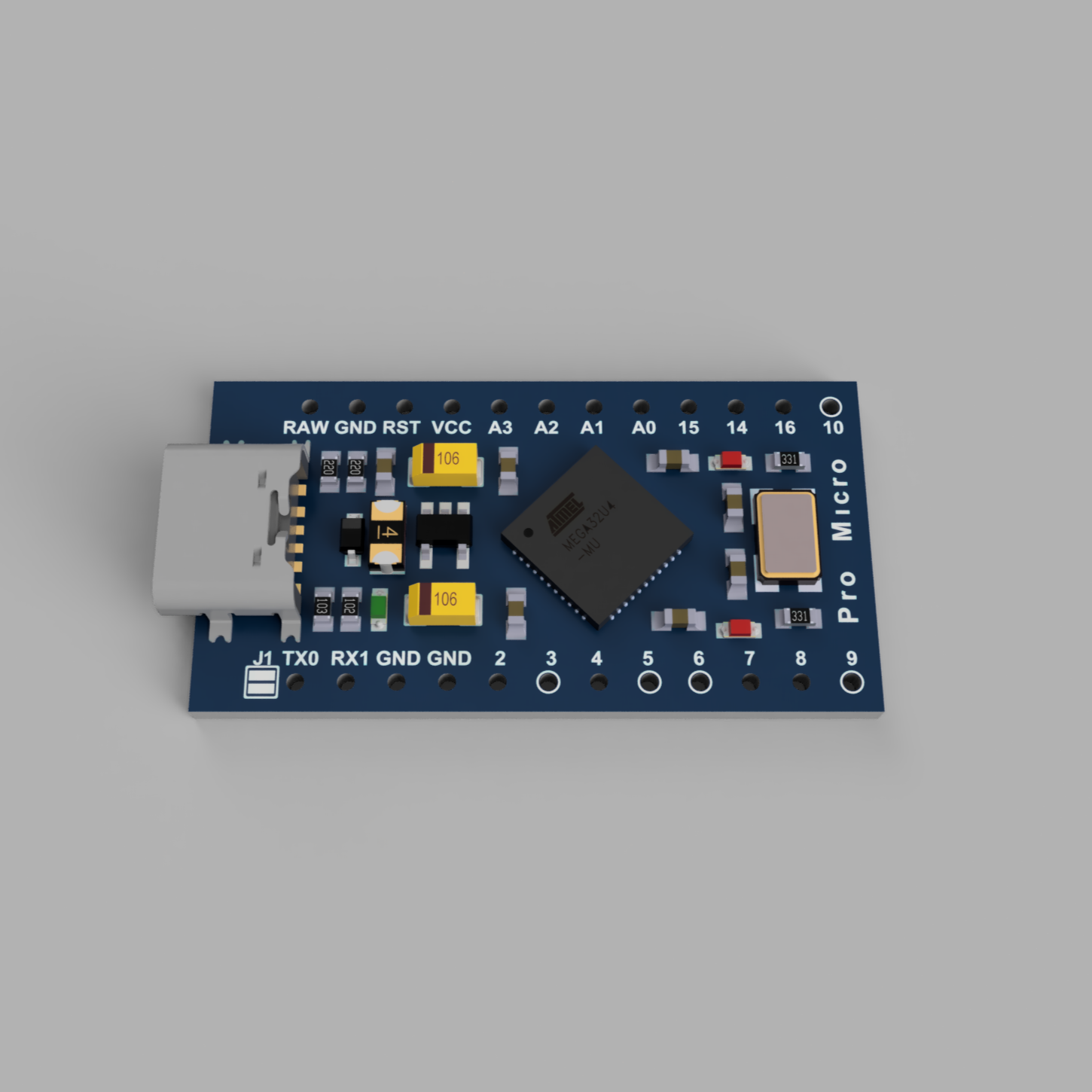 Arduino Pro Micro USB C型12