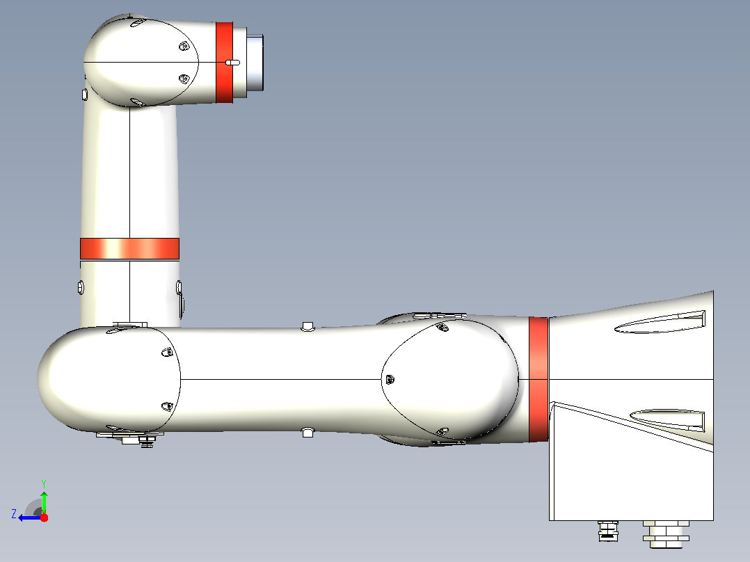 HSR-CR605-790工业协作机器人右视图