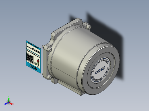 永磁减速电机HS150V1-5～15正等轴测缩略图