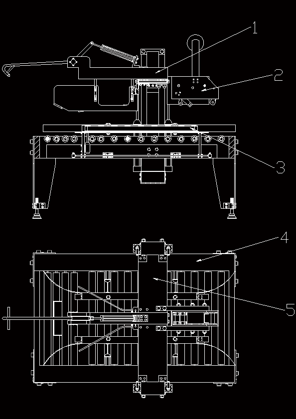 自动式折盖封箱机设计机械设计含CAD图纸说明