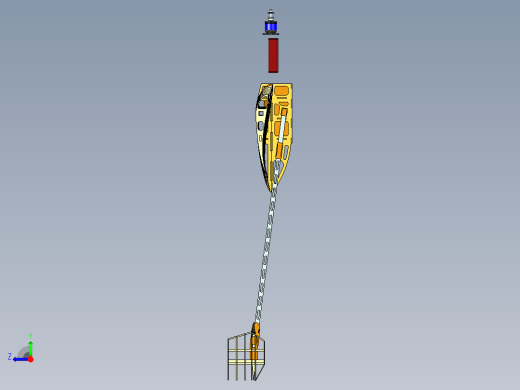 Aerodesign小型飞机框架3D图纸 UG设计右视缩略图