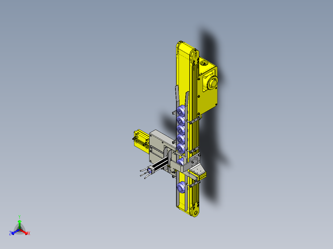 垂直工件切割工装