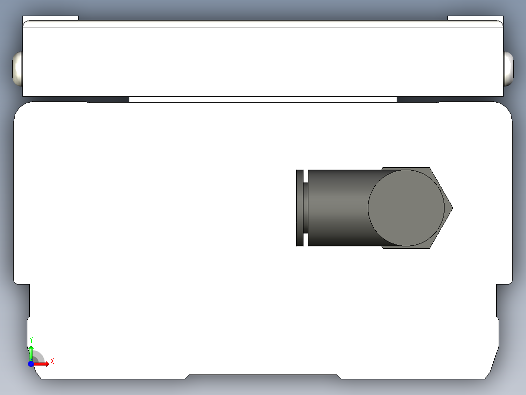Toyo东佑达直线模组-ECH10-450輔助軸前视图