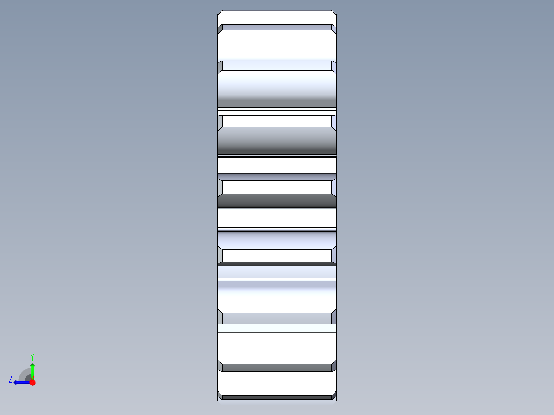 正齿轮压力角20 -48dp-20pa-18t spur gear右视图
