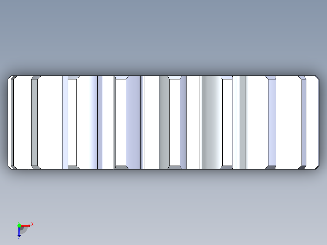 正齿轮压力角20 -48dp-20pa-18t spur gear俯视图