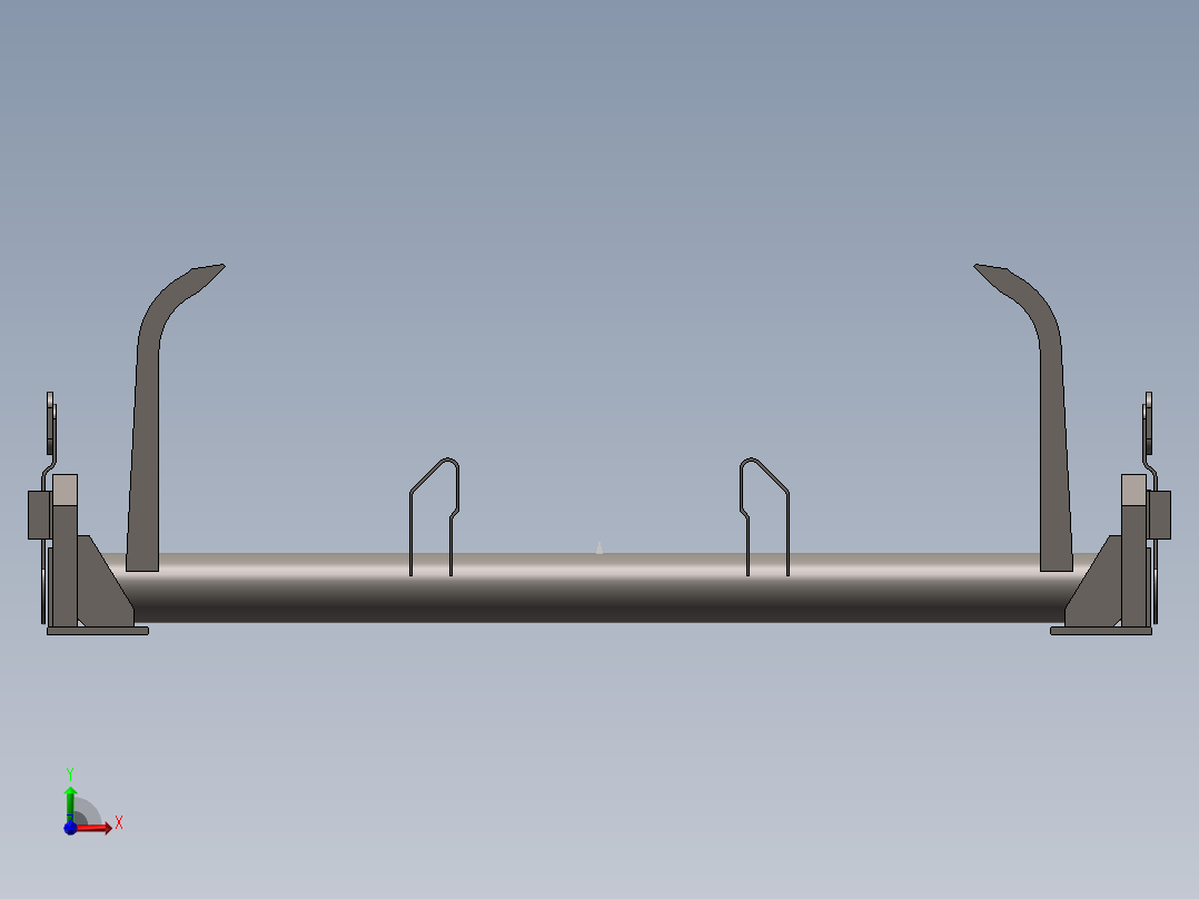 托辊架038前视图