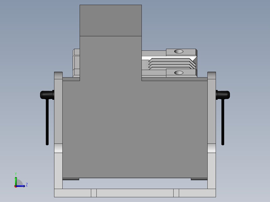 旋转夹具（粗略画，仅供参考）左视图