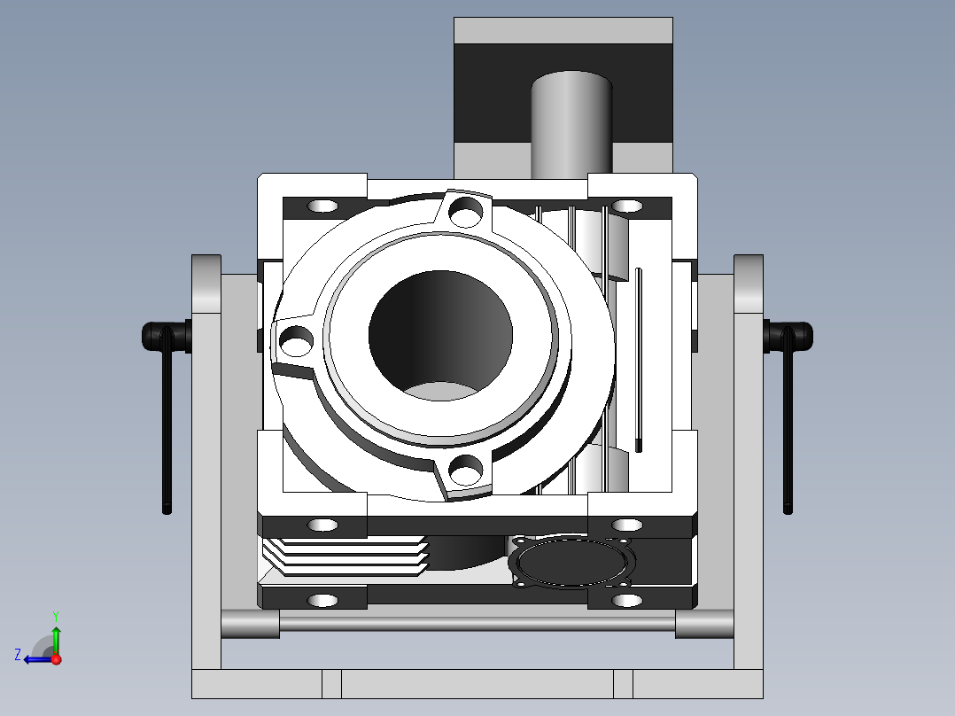 旋转夹具（粗略画，仅供参考）右视图
