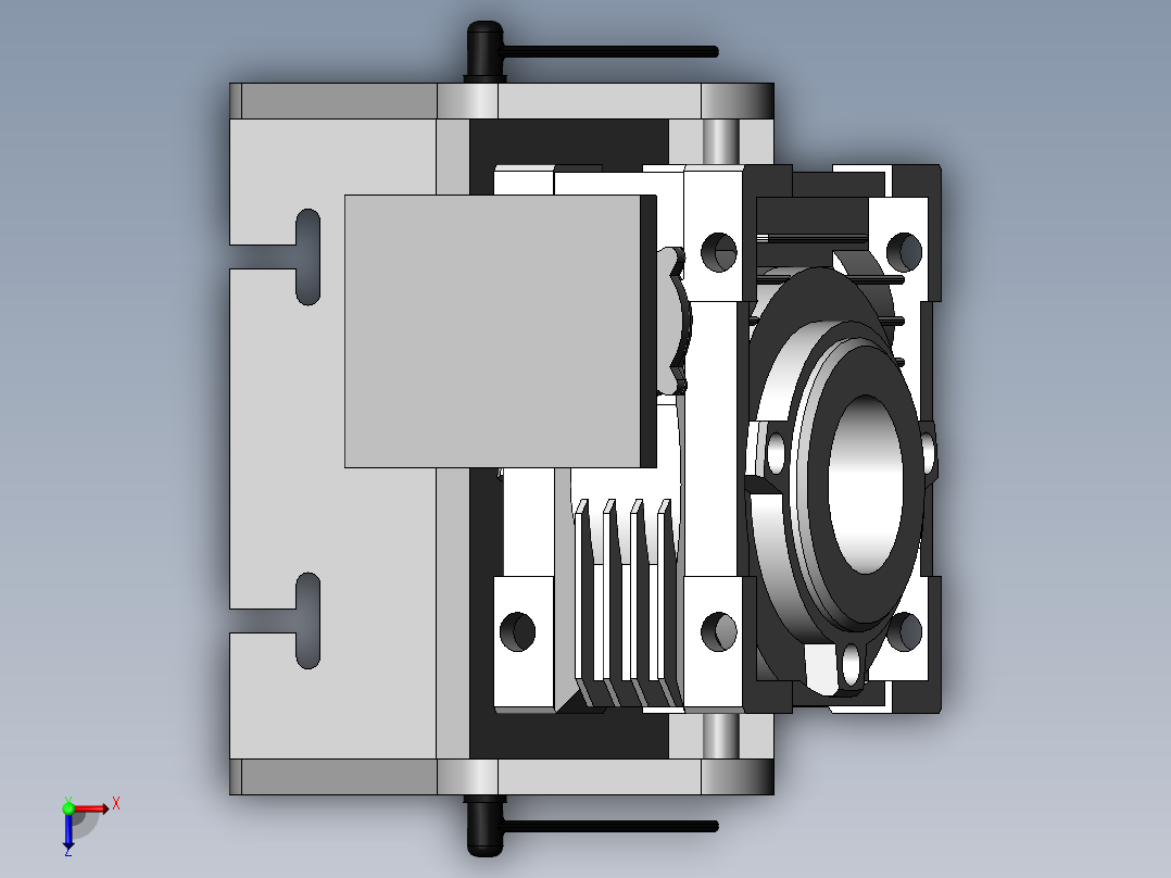 旋转夹具（粗略画，仅供参考）俯视图