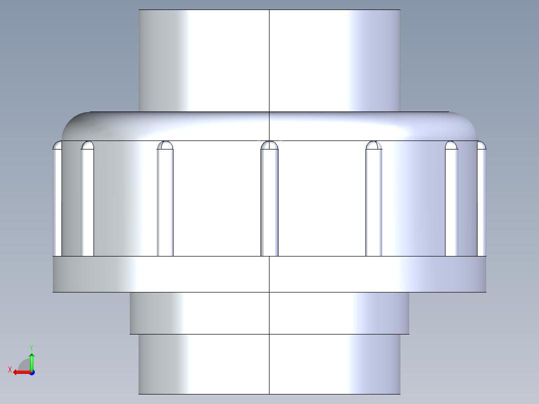 CPVC管件29-Sch80_Union T375_SxS_9857-375-010_1in后视图