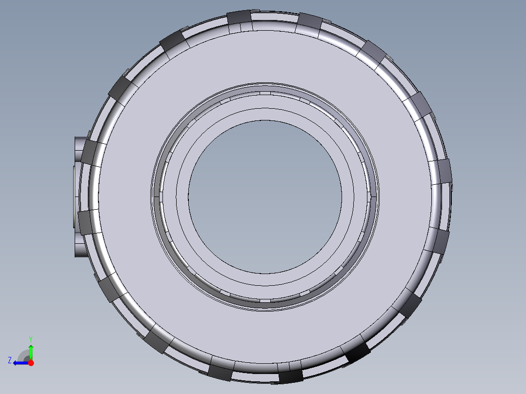 4SXEAV 女性端溶剂焊接EasyFit球形止回阀，ASTM系列右视图