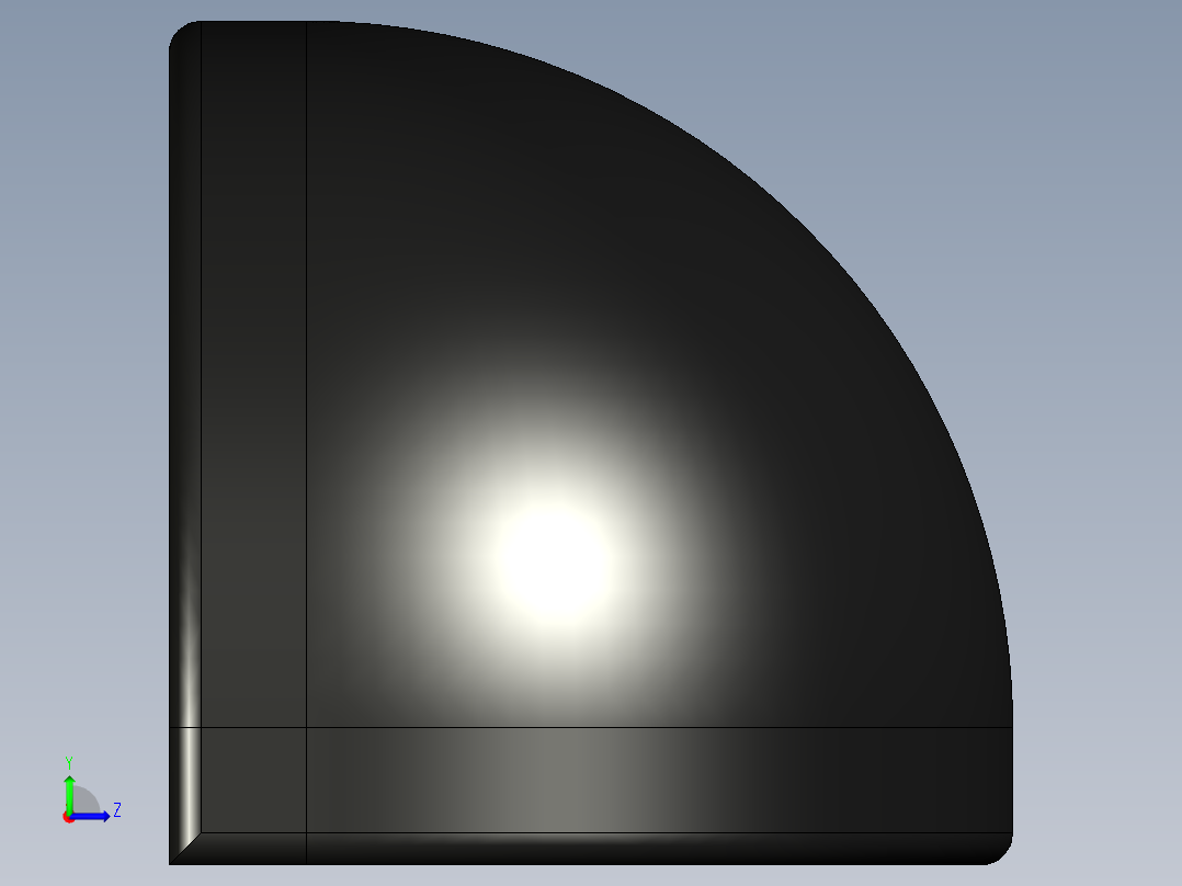 型材-BR 40X40 CORNER BRACKET DOME CAP KJN548714左视图