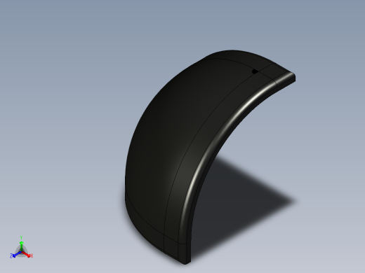 型材-BR 40X40 CORNER BRACKET DOME CAP KJN548714正等轴测缩略图