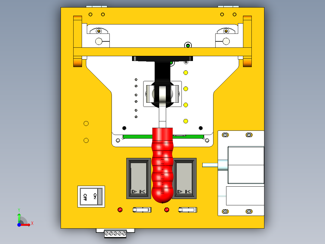 PCB板检测设备前视图