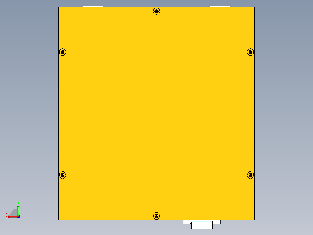 PCB板检测设备后视图