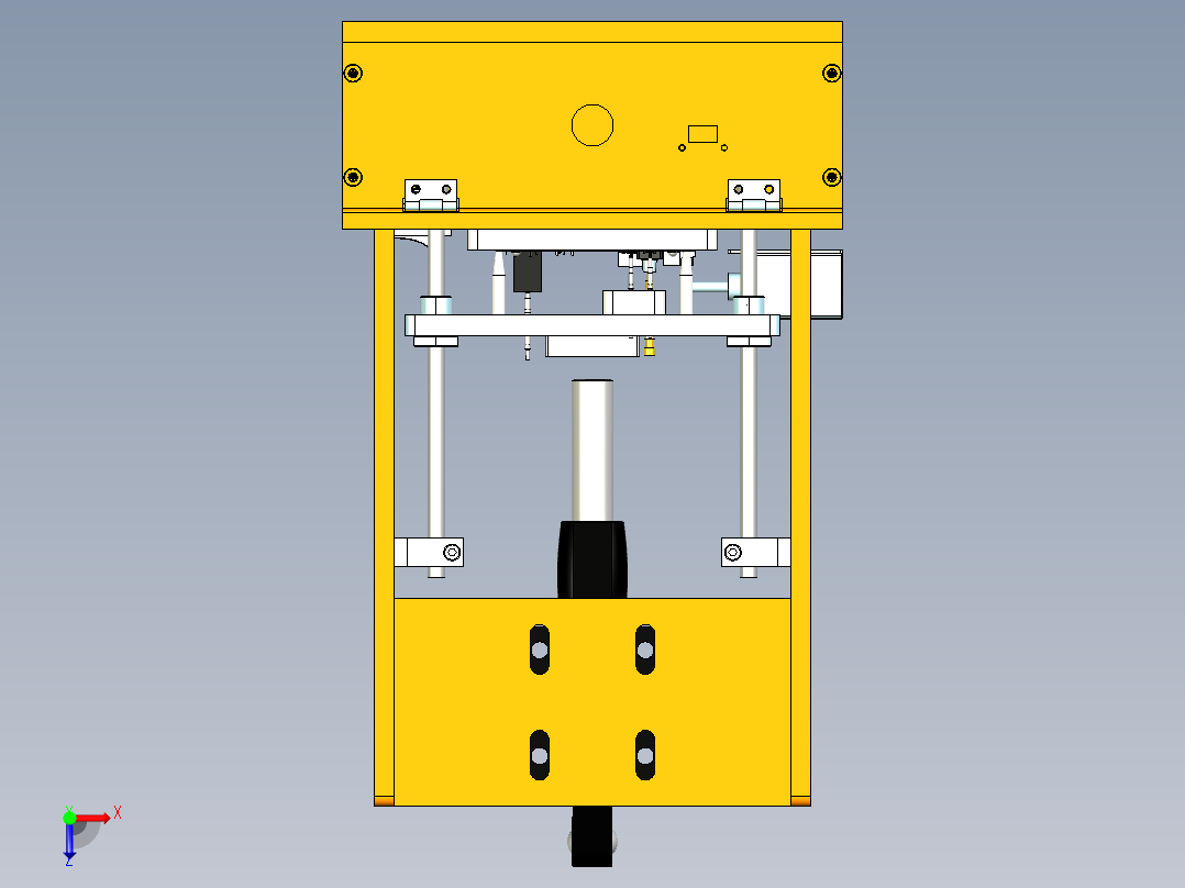 PCB板检测设备俯视图
