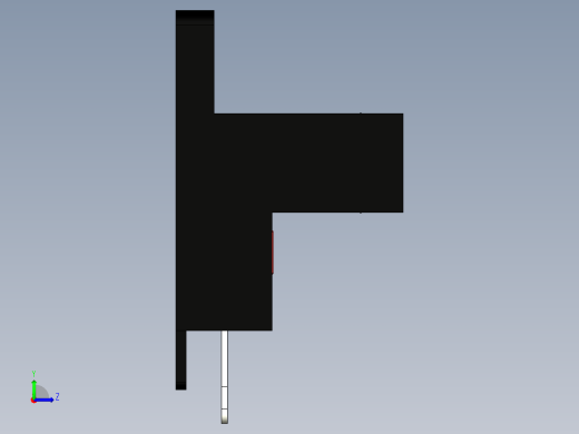 槽型光电传感器LU684_3D左视缩略图