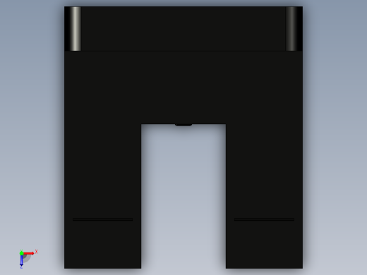 槽型光电传感器LU684_3D俯视缩略图