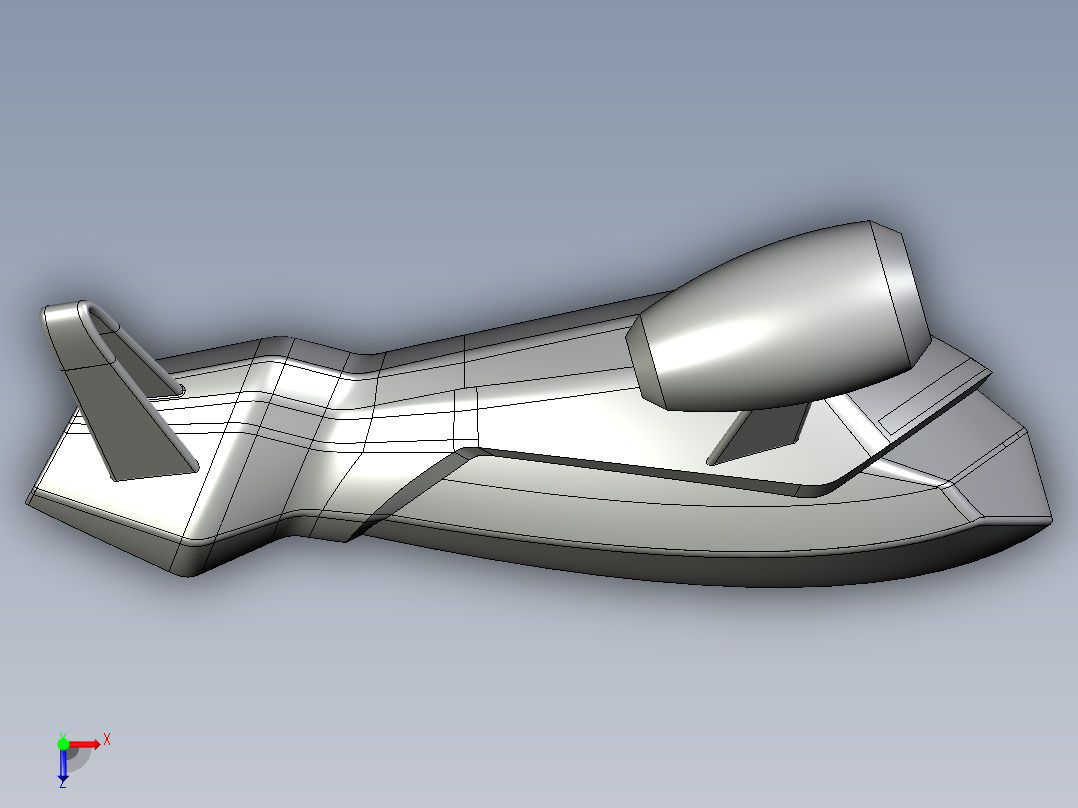 旅游潜艇概念模型--igs俯视图