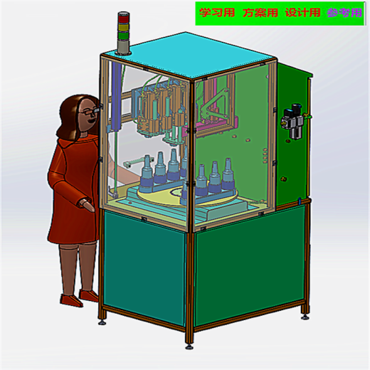 啤酒罐装机 非标自动化设备3D图纸3D模型缩略图