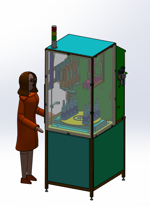 啤酒罐装机 非标自动化设备3D图纸3D模型缩略图