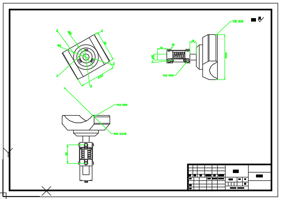 滚筒洗衣机结构设计（CAD）