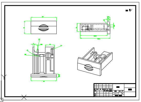 滚筒洗衣机结构设计（CAD）