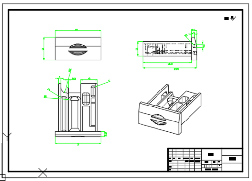 滚筒洗衣机结构设计（CAD）缩略图