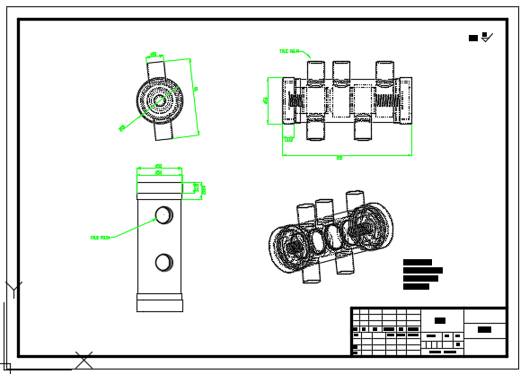 滚筒洗衣机结构设计（CAD）