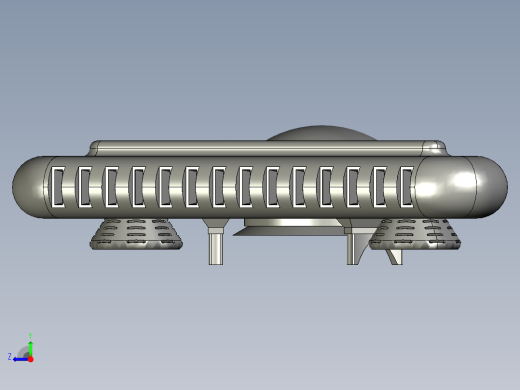46英尺高的核动力飞行器右视缩略图