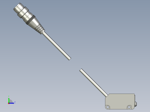 基恩士PZ-M63_kc图纸模型左视缩略图