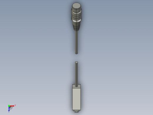 基恩士PZ-M63_kc图纸模型俯视缩略图