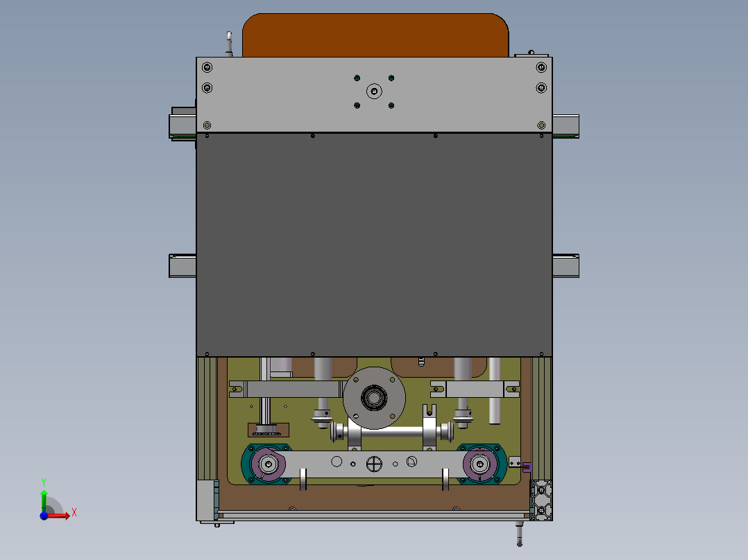 非标自动化丝杠升降机前视图