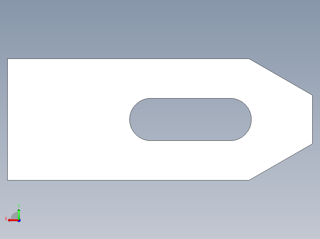 壓板2314-3D多系列多零件图纸模型后视图