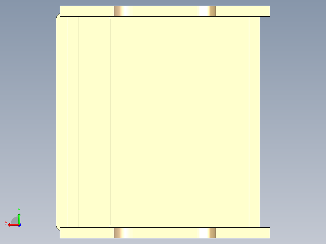 拼接厨房置物架后视图