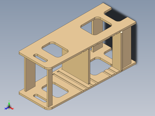 拼接厨房置物架正等轴测缩略图