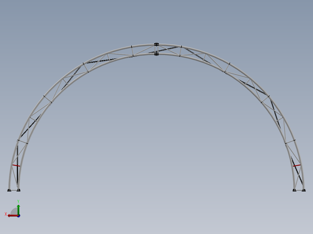 可拆卸轻钢结构后视图