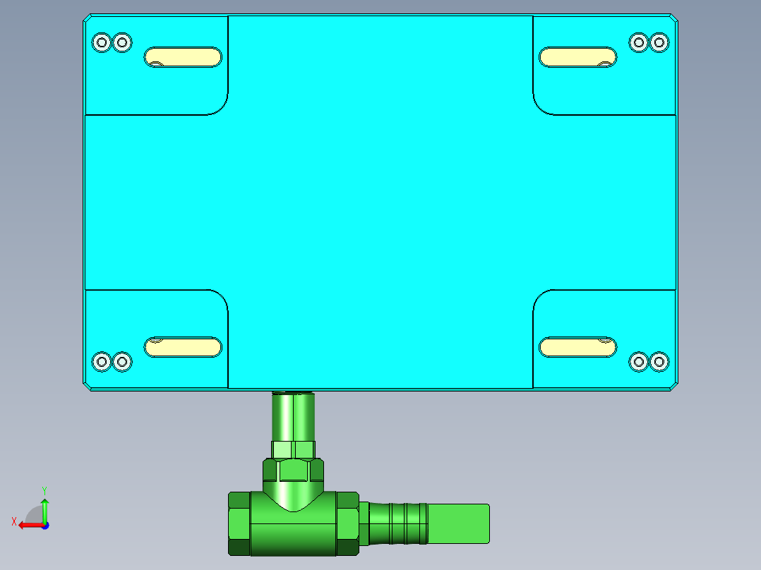 az00-a-笔记本CNC工装夹具三维模型cnc5后视图