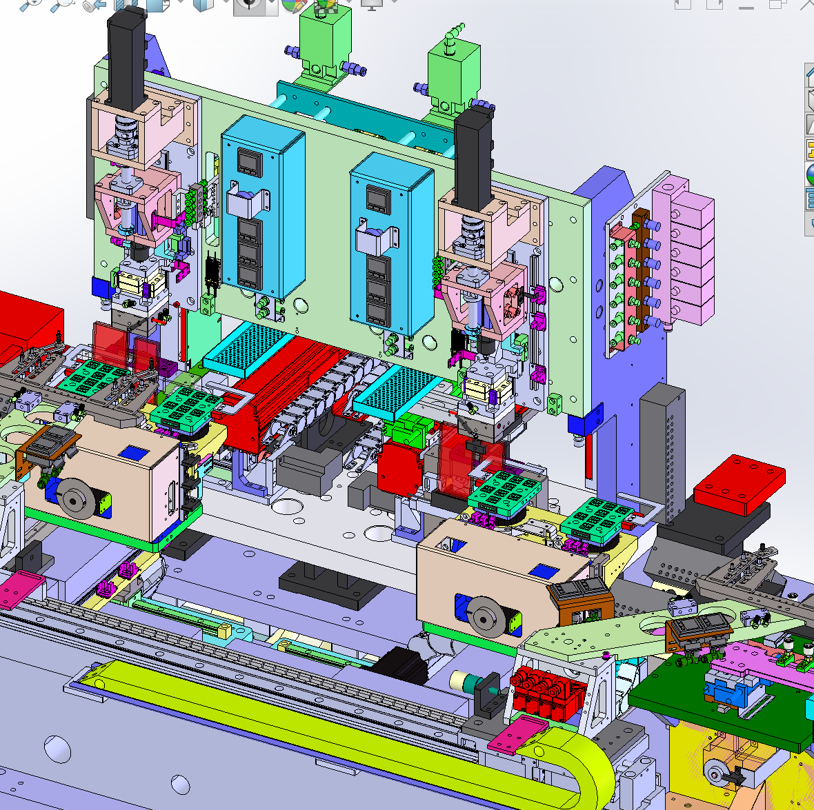 多工位ACF贴胶带&预压设备sw18可编辑