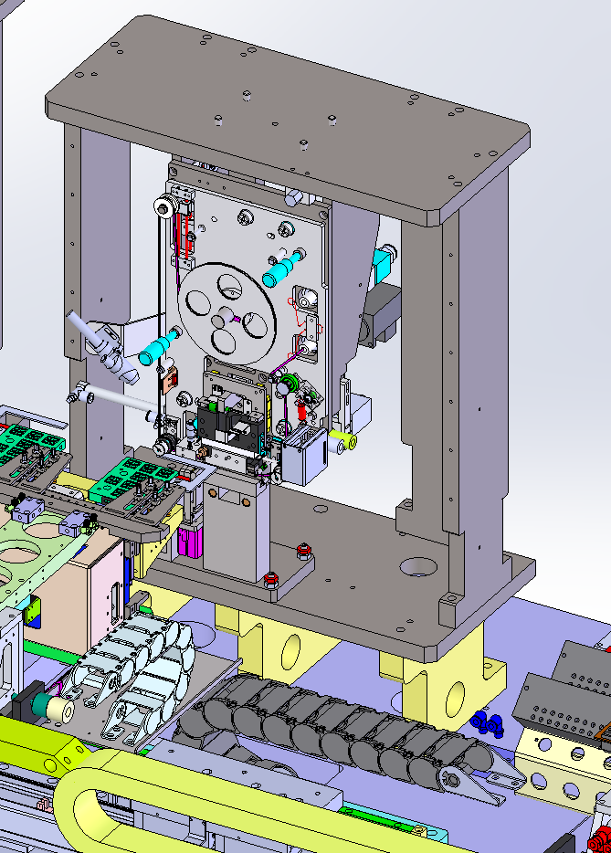 多工位ACF贴胶带&预压设备sw18可编辑