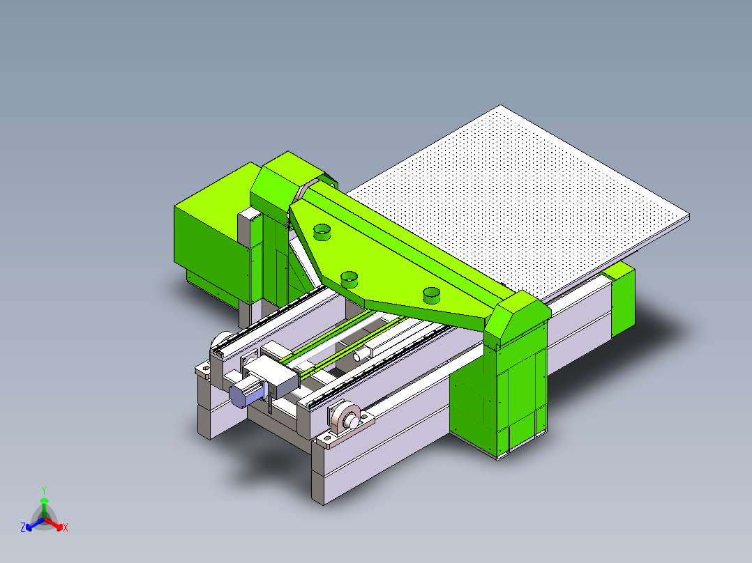 1515抛光皮切割机sw18可编辑正等轴测图