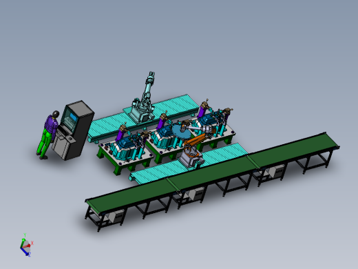 汽车灯罩板件的自动化检测与上下料作业