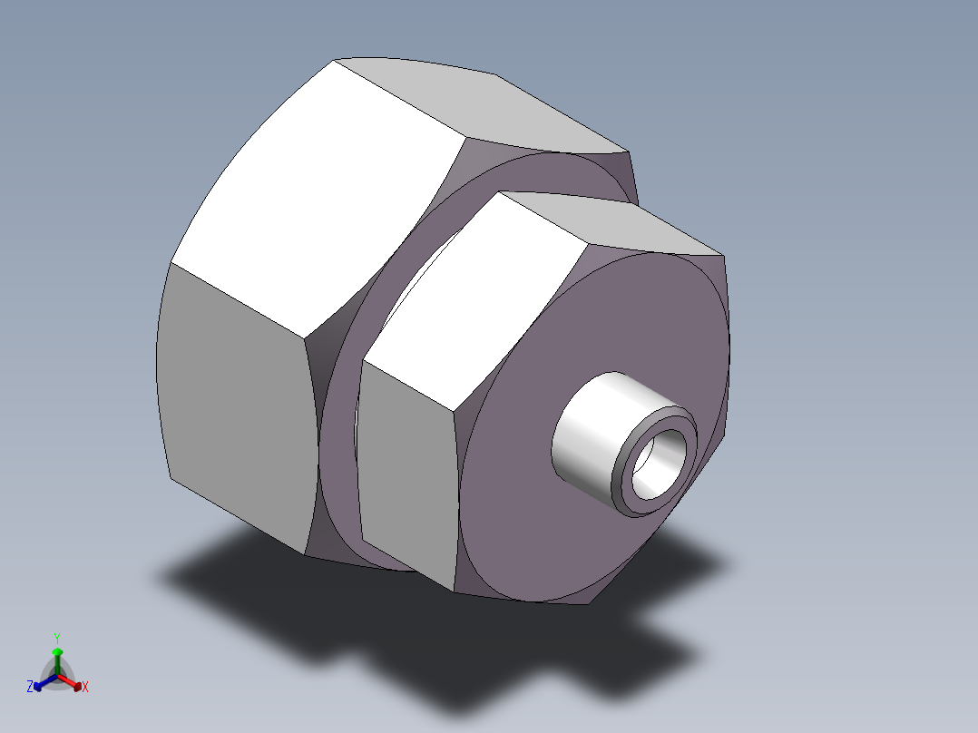 直通变径接头、2D-16-52主视图
