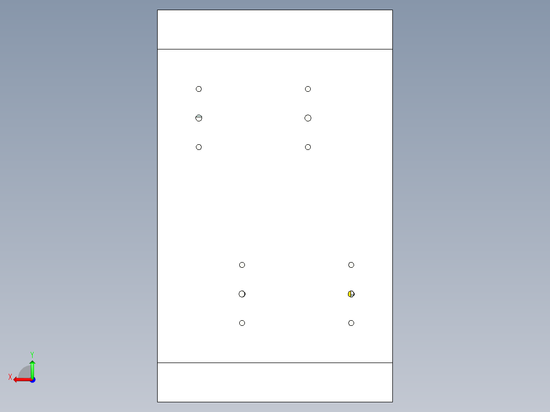 金属镶件压入塑料件模具设计后视图