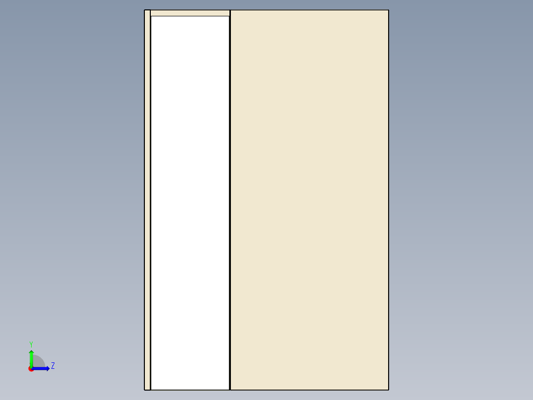 杀菌净化器左视图