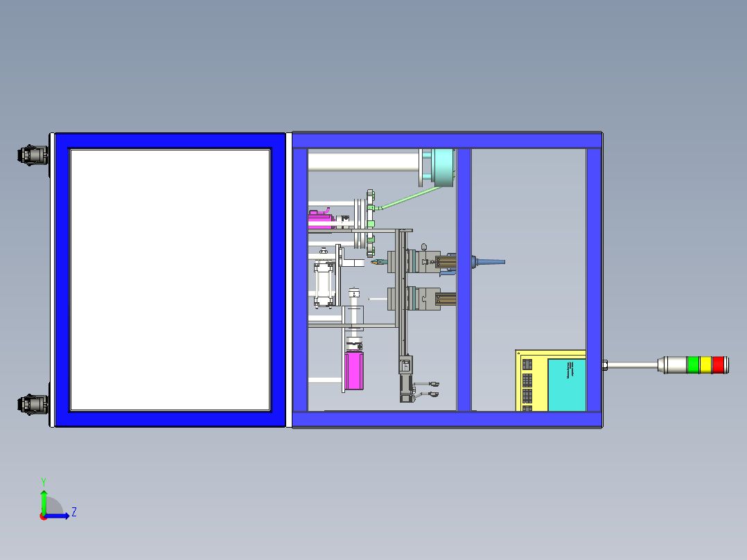 全自动螺丝机（自动化上料打螺丝）左视图
